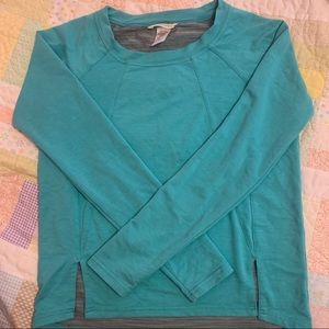 Jockey Long Sleeve Top Size Small Teal